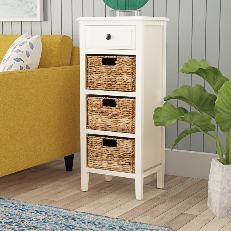 Beachcrest Home Santa Cruz Solid Wood End Table with Storage & Reviews
